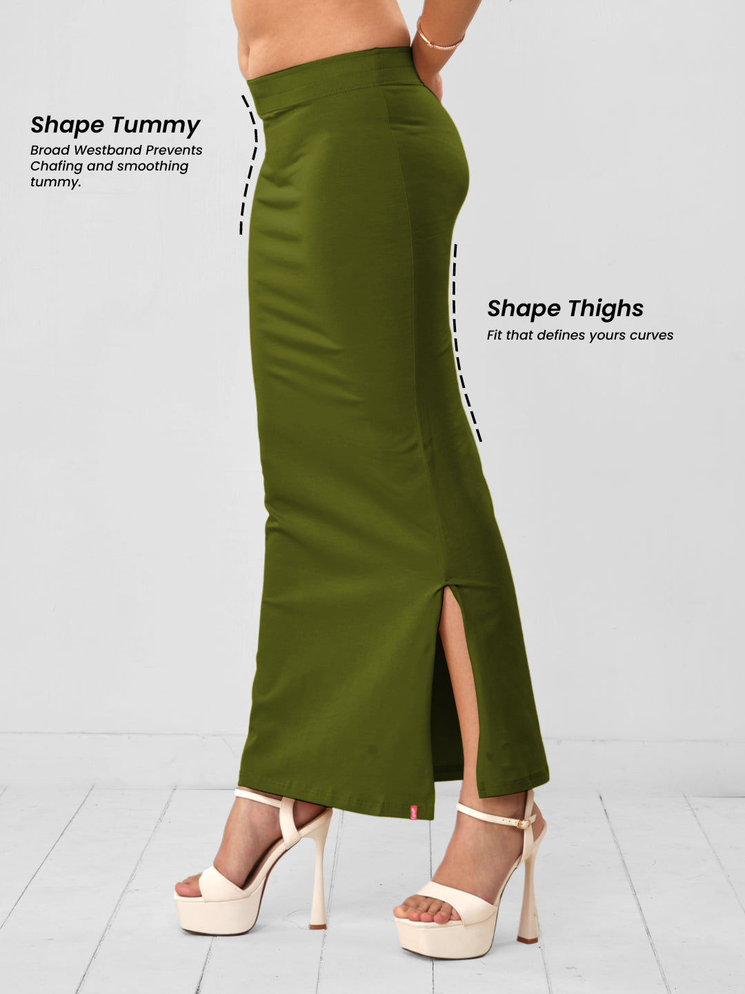 Chutney Green Saree Shaper
