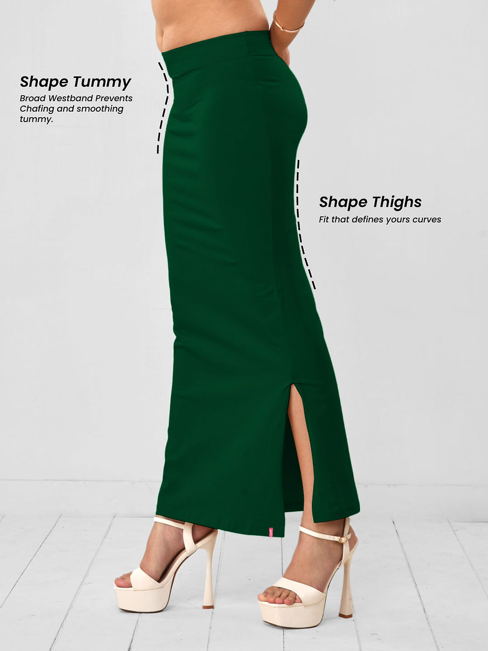 Thumbnail: Rama Green Saree Shaper