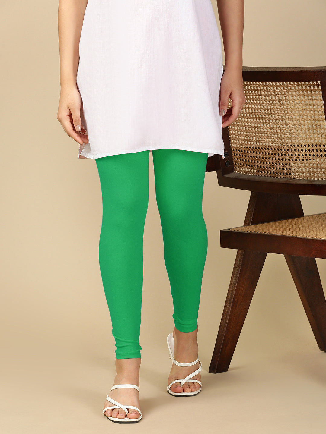 Kiwi Premium Cotton Stretch Ankle Length Leggings