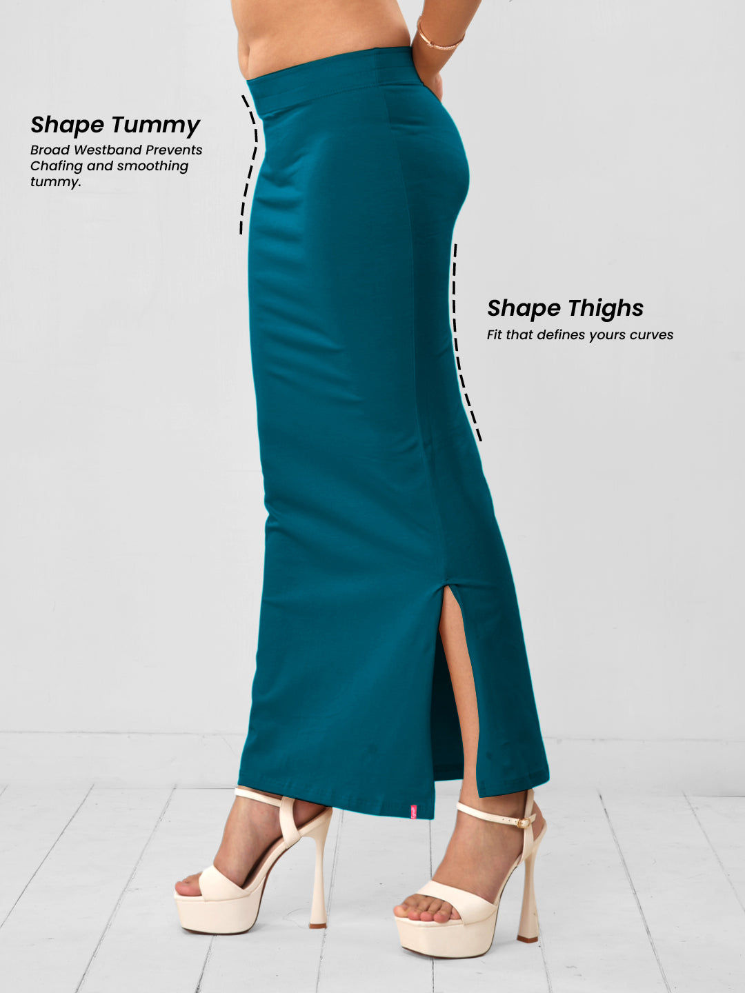 Tarkish Blue Saree Shaper