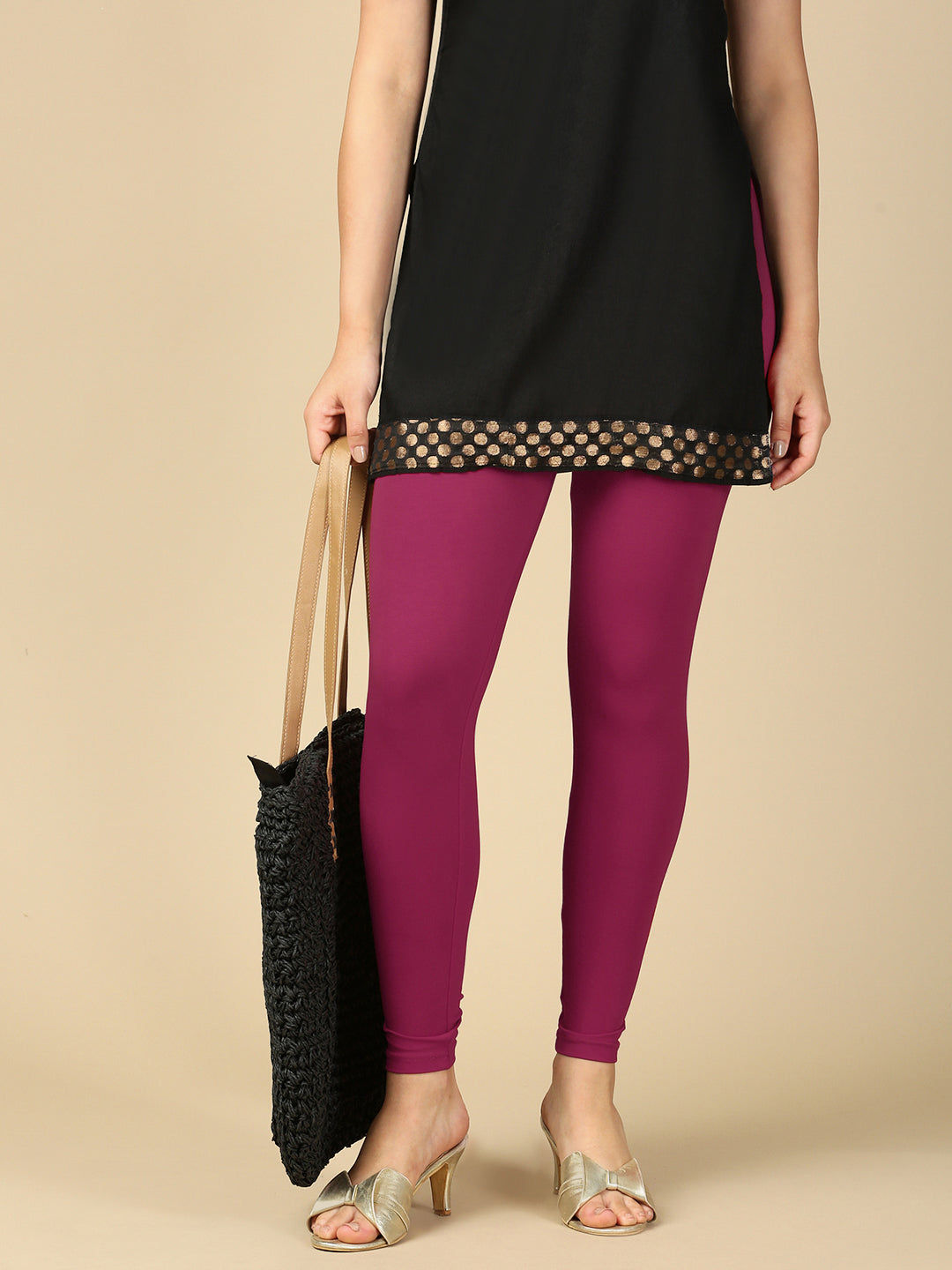 Rani Premium Cotton Stretch Ankle Length Leggings