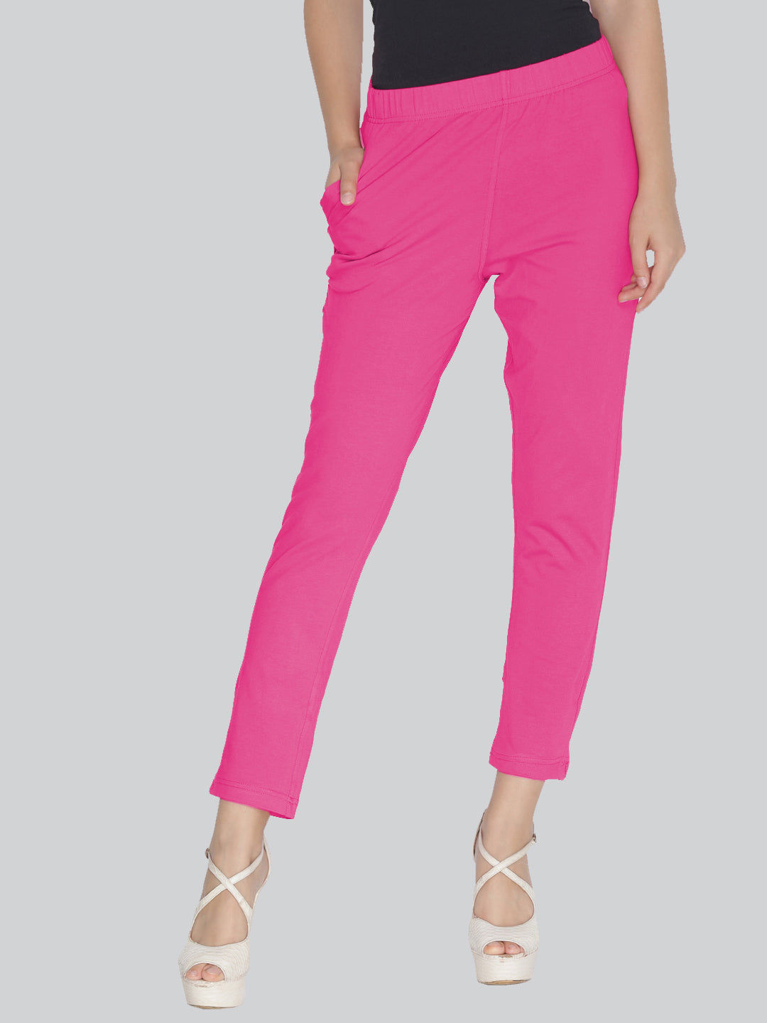 True Rani Pink Stretch Pencil Pant