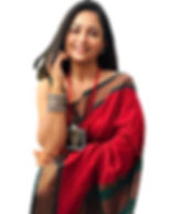 ILAIYAAL CLOTHINGS South Cotton Gadwal Saree for Women | Celebrity Inspired Traditional Ethnic Wear | Chettinad & Kalyani Cotton Sarees | Soft Cotton Saree with Blouse Piece - Red Copper - Image 1