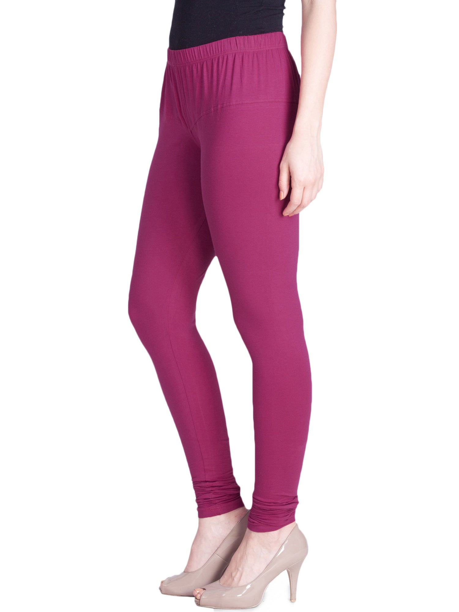 Dark Pink Premium Churidar Leggings