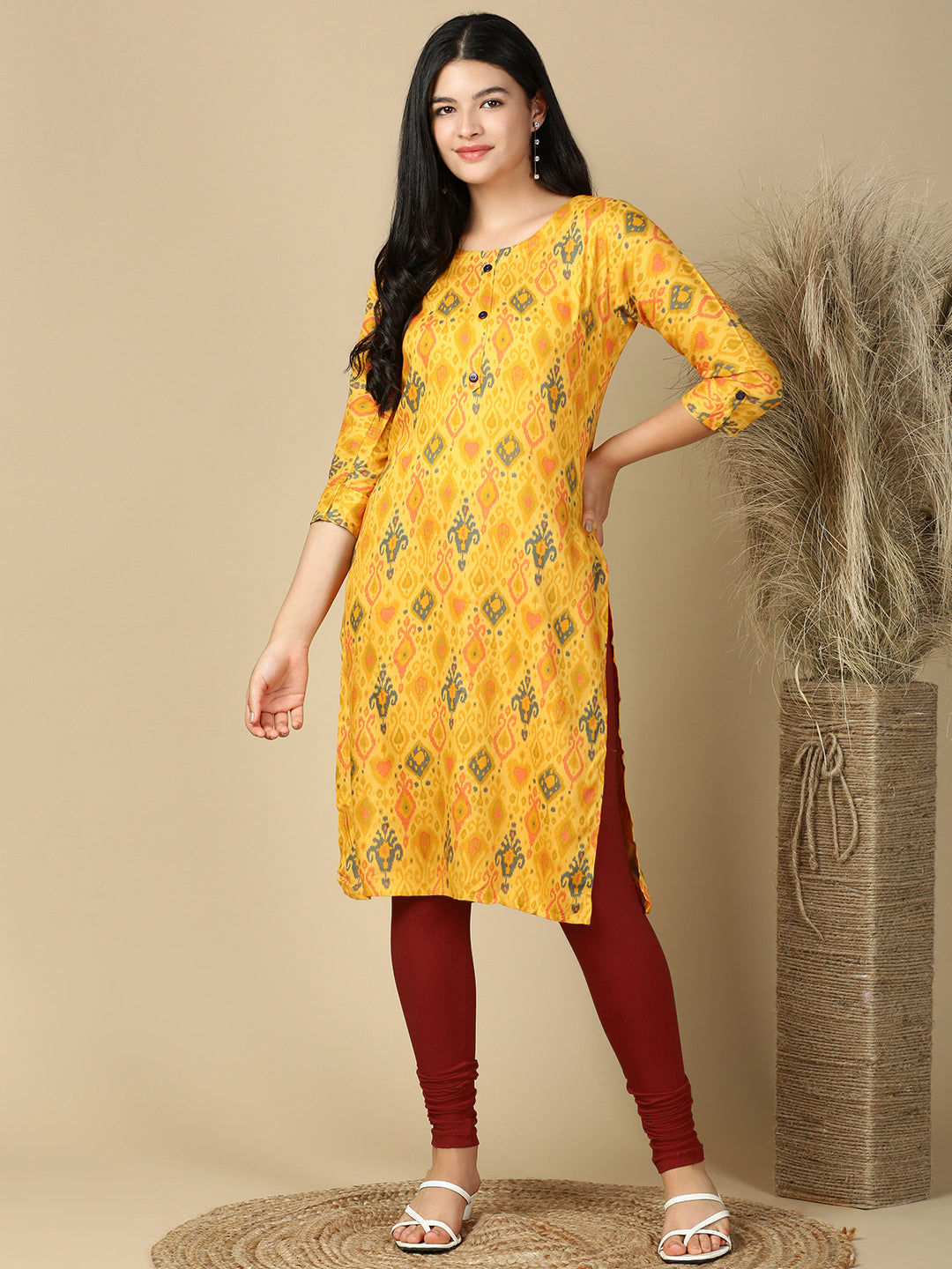 Bossa Nova Premium Cotton Stretch Churidar