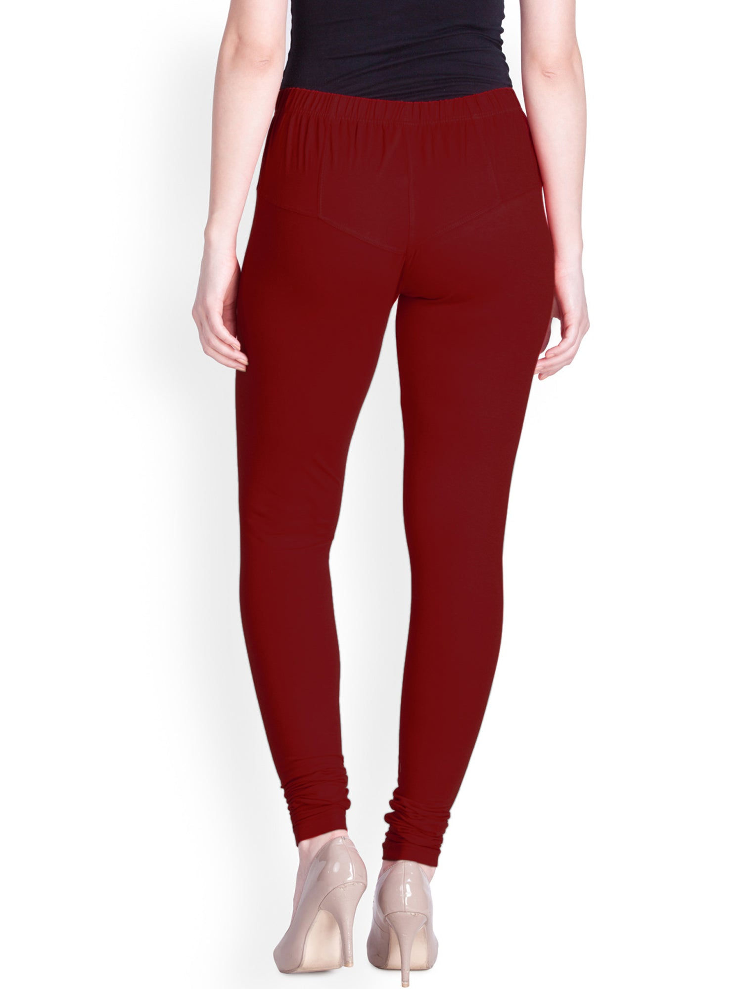 Maroon Premium Churidar Leggings