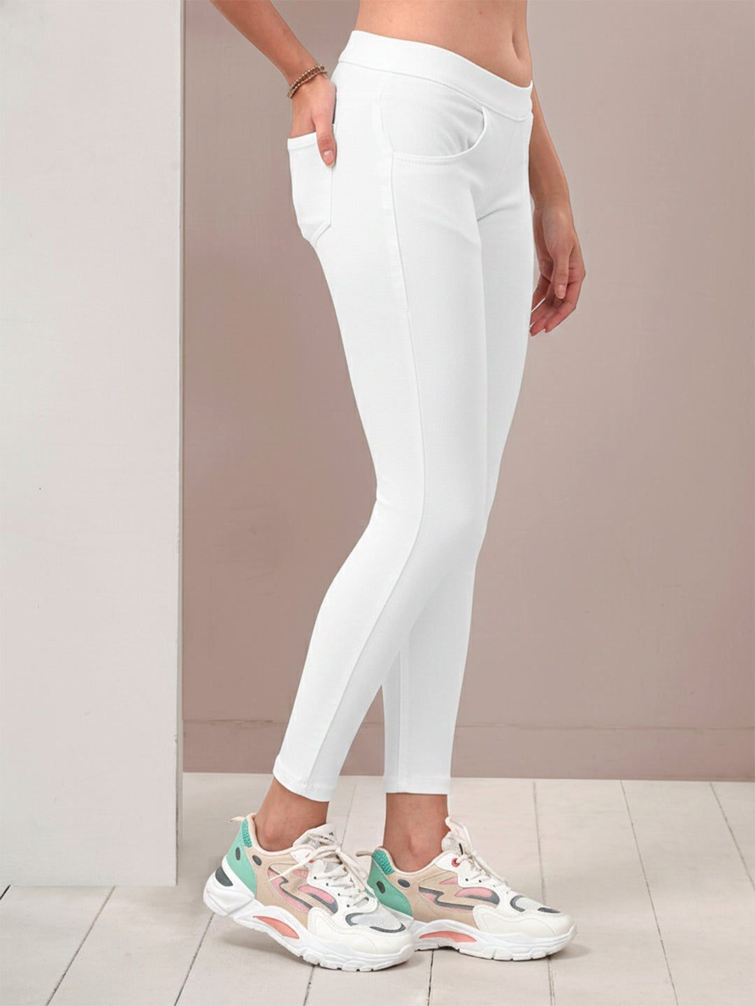 White Flexi Denimz - Image 3