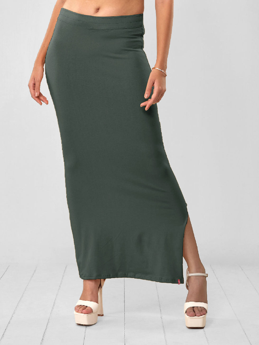 Steel Grey Saree Shaper