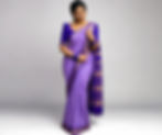 ILAIYAAL CLOTHINGS South Cotton Gadwal Saree for Women | Celebrity Inspired Traditional Ethnic Wear | Chettinad & Kalyani Cotton Sarees | Soft Cotton Saree with Blouse Piece - Lavender - Image 1