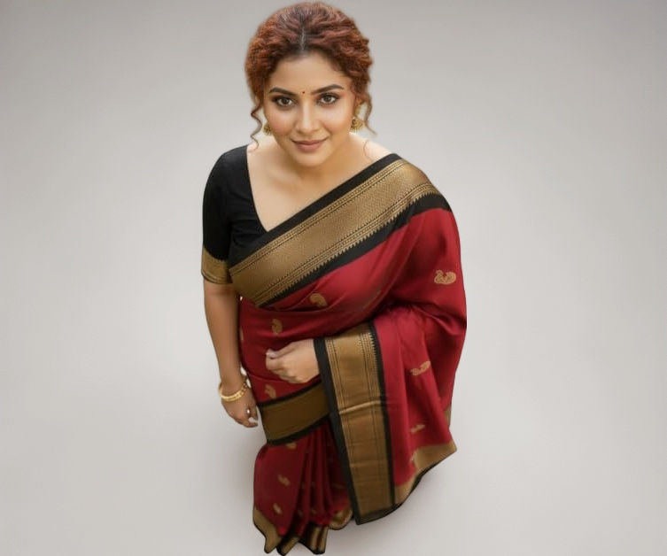 Traditional Designer Timeless Grace Paithani Sico Silk Saree with Rich Zari Border - Image 1