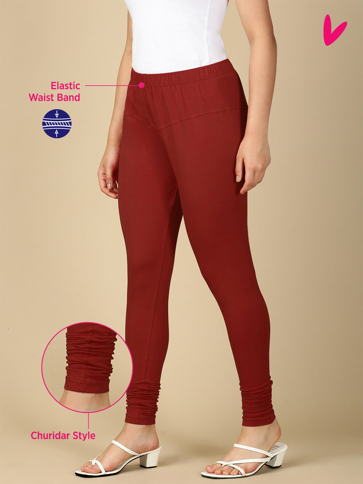 Bossa Nova Premium Cotton Stretch Churidar