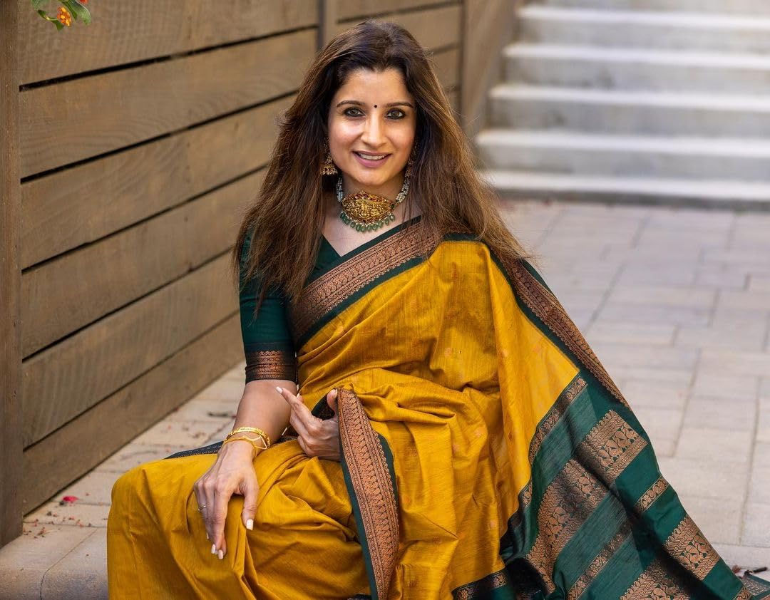 South Cotton Gadwal Saree for Women | Celebrity Inspired Traditional Ethnic Wear | Chettinad & Kalyani Cotton Sarees | Soft Cotton Saree with Blouse Piece - Image 3