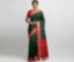Kanjeevaram Elegant Paithani Zari Woven Design Cotton Sico Silk Saree With Running Blouse Piece - Image 1