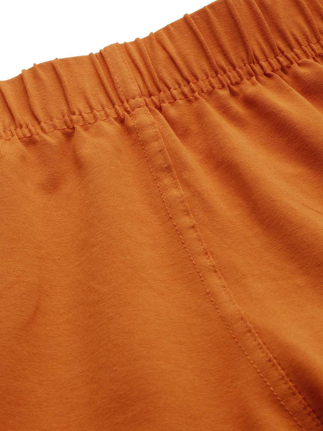 Premium Viscose Stretchable Ankle Length Leggings for Women - Squash Orange - Image 6