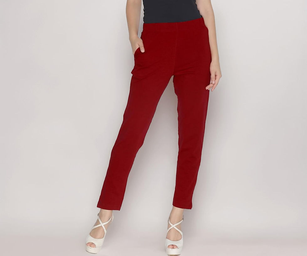 Lyra Women's Regular Pants - Parry Red - Image 1