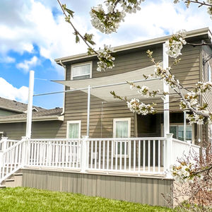 Backyard Sunshade Deck | Liberty Lake, WA
