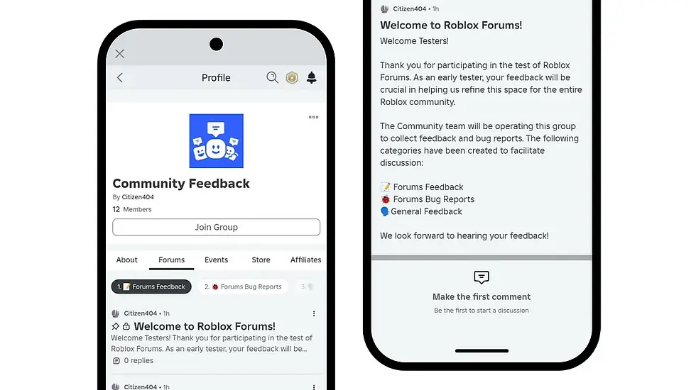 The “Community Feedback” Community is one of the first to have Forums enabled.