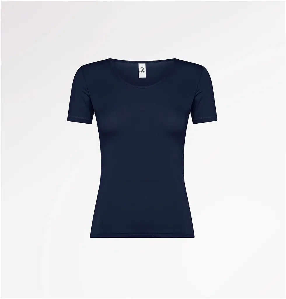 Miniatura: T-shirt in Tencel a maniche corte 