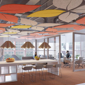 Luminaire ECLIPSE : Quand la suspension acoustique se veut design