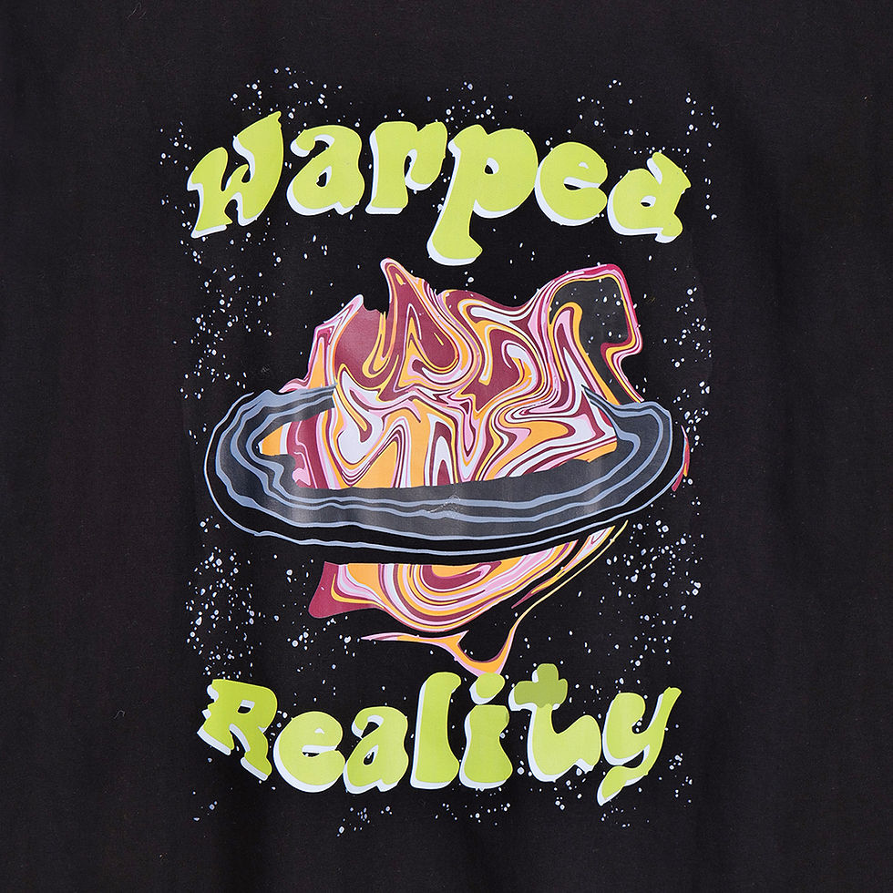 Thumbnail: Warped Reality | Oversized Aesthetic T-shirt