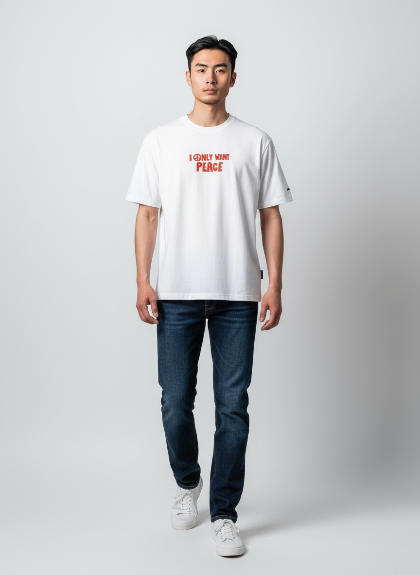 Thumbnail: I don't like War | Unisex Oversized Aesthetic T-shirt