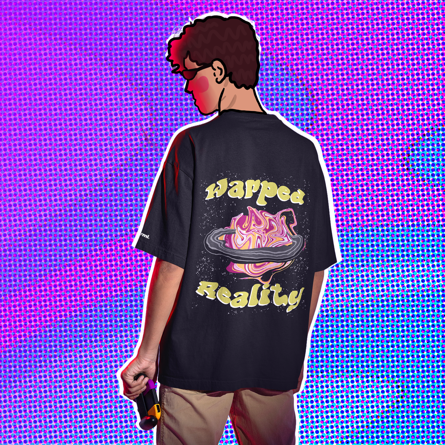Warped Reality | Oversized Aesthetic T-shirt