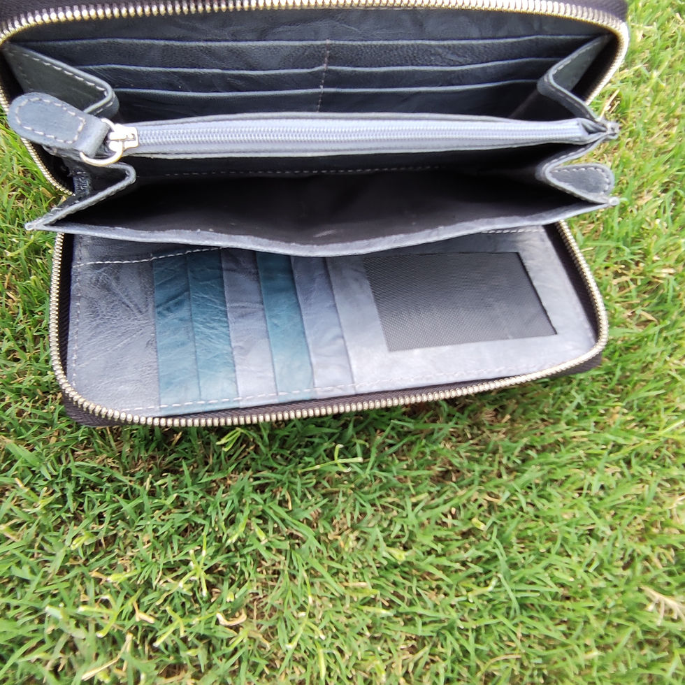 Thumbnail: Women's Wallet Light Blue, Elegant Clutch