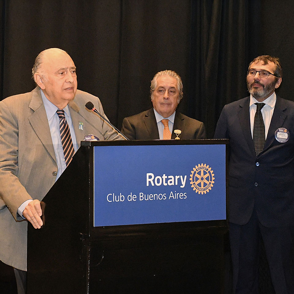 Eduardo Lazzari en Rotary Club de Buenos Aires