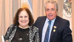 Liliana Barela en el Rotary Club de Buenos Aires