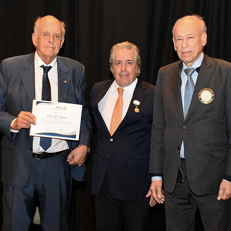 Carlos D´Alessio, nuevo socio del Rotary Club de Buenos Aires