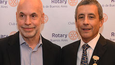 Horacio Rodriguez Larreta en el Rotary Club de Buenos Aires.