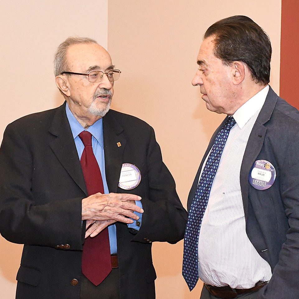 Agustín Etchebarne en el Rotary Club de Buenos Aires