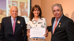 Sra. María Podestá Herrera nueva socia honoraria diplomática del Rotary Club de Buenos Aires