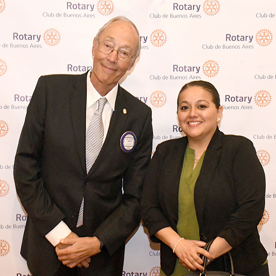 Agustín Etchebarne en el Rotary Club de Buenos Aires