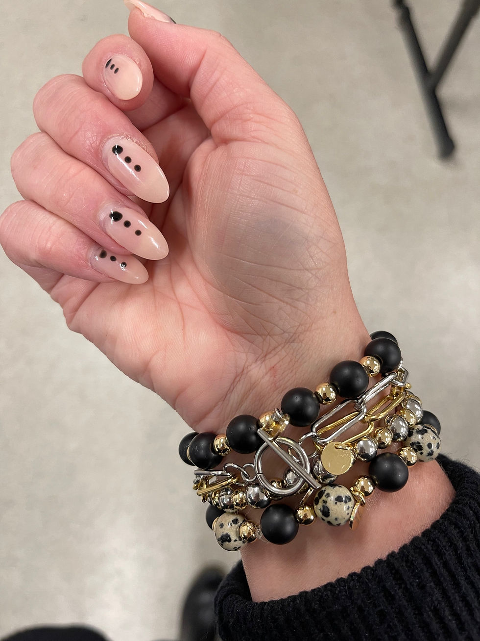 Thumbnail: The LINKS Chunky Bracelet -17mm  Double Chain
