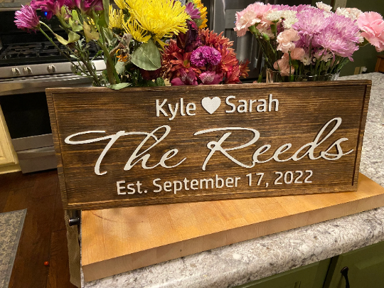 CUSTOM 3 D personalized sign