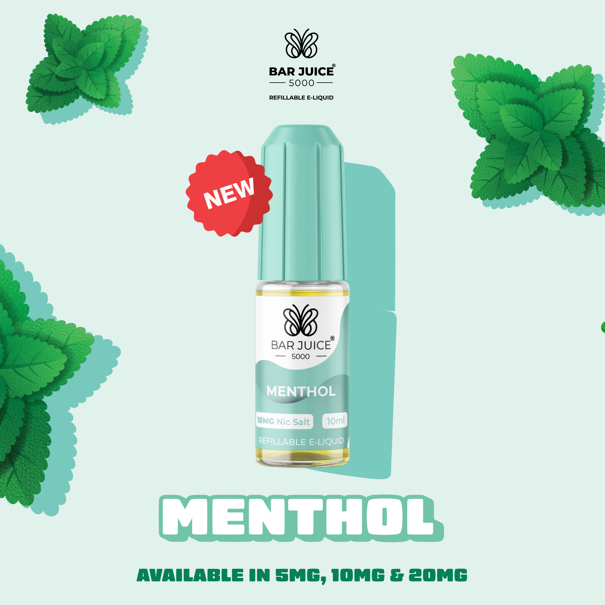 Bar Juice E-Liquid Menthol Nic Salt 5000