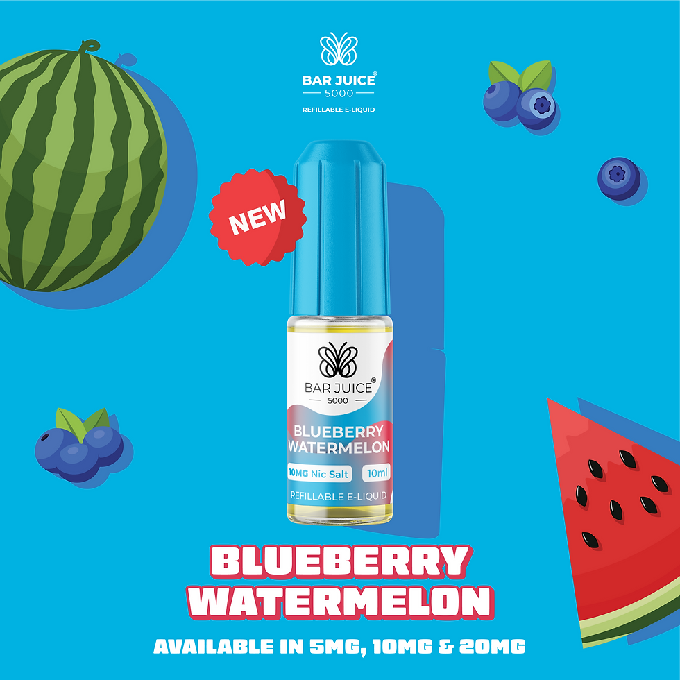 Bar Juice E-Liquid Blueberry Watermelon Nic Salt 5000