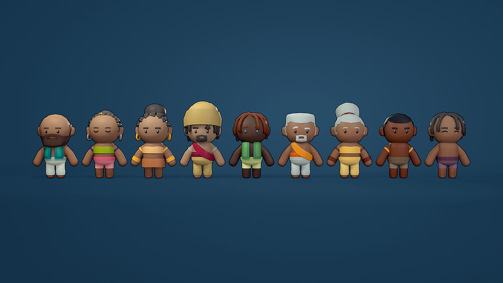 Miniatura: Mini Simple Characters | Tribal