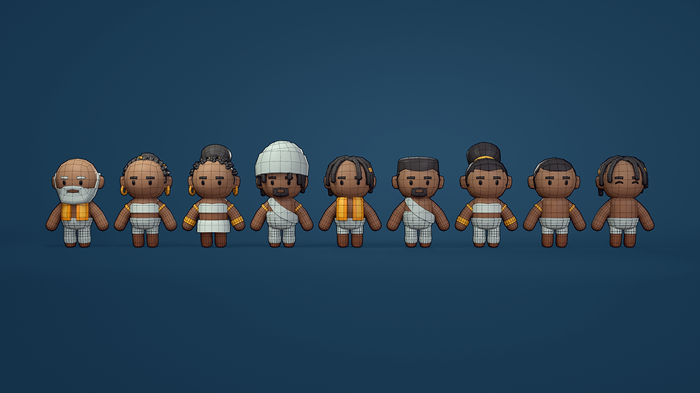Miniatura: Mini Simple Characters | Tribal