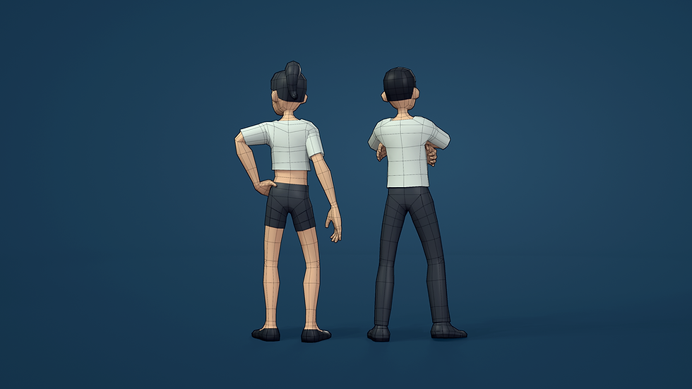 Miniatura: Simple Humanoid Character | Free Demo