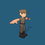 Miniatura: Lowpoly Guard