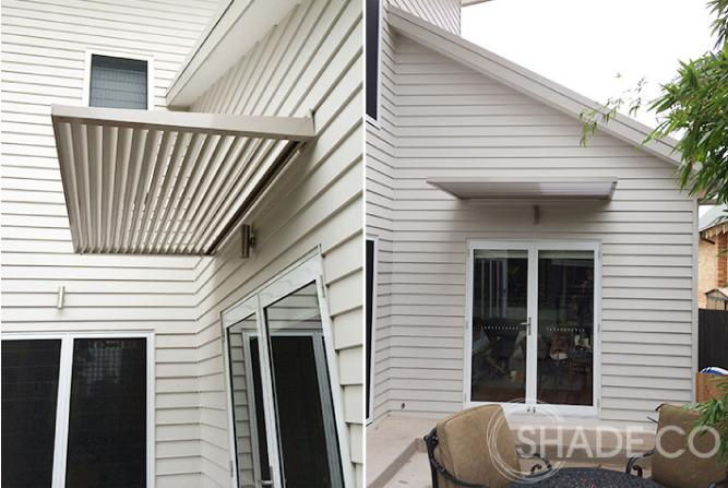 BASIX awnings installed over doors in Sydney.