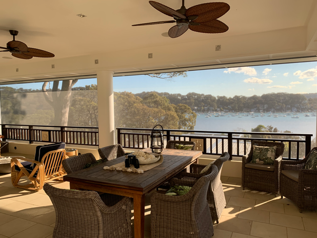 SOMFY Zipscreen awnings