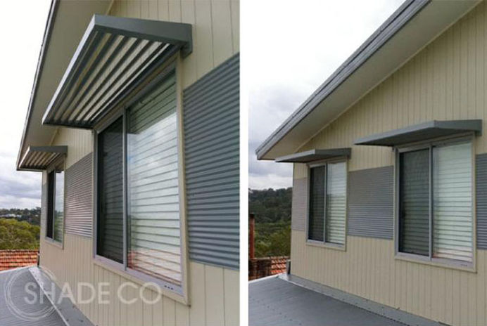 BASIX approved cantilevered Louvre awnings Northern Beaches