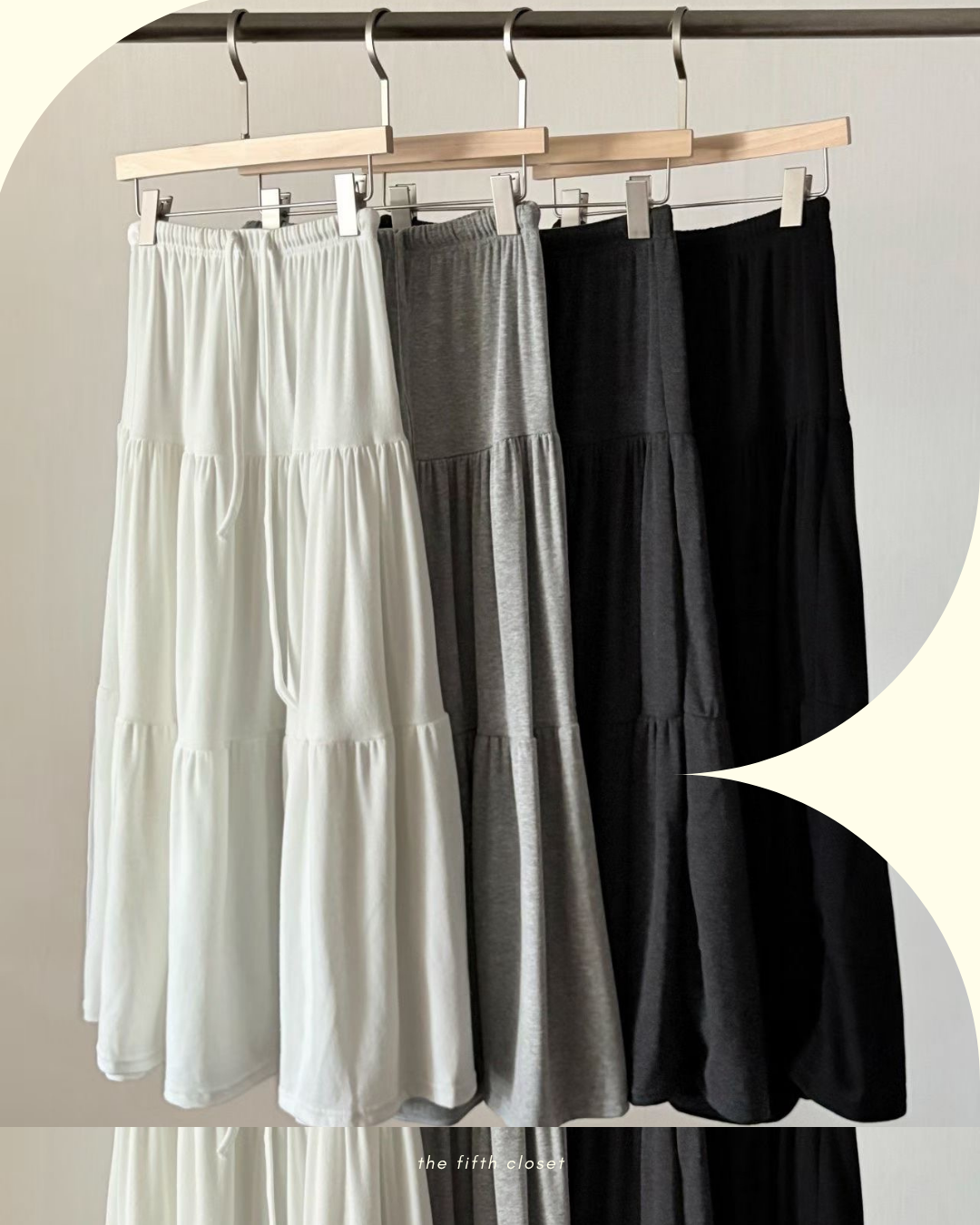 Soft Tiered Maxi Skirt