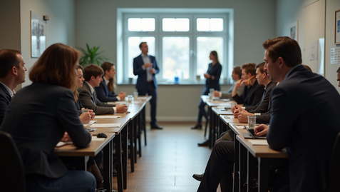 Lideres sendo treinados
