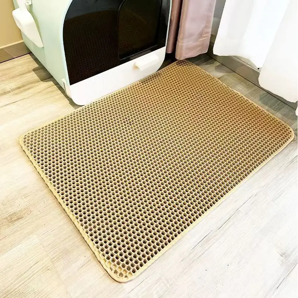Thumbnail: Extra Large Cat Litter Mat Heavy Duty Waterproof 2 Layer Non Slip Washable Pet F