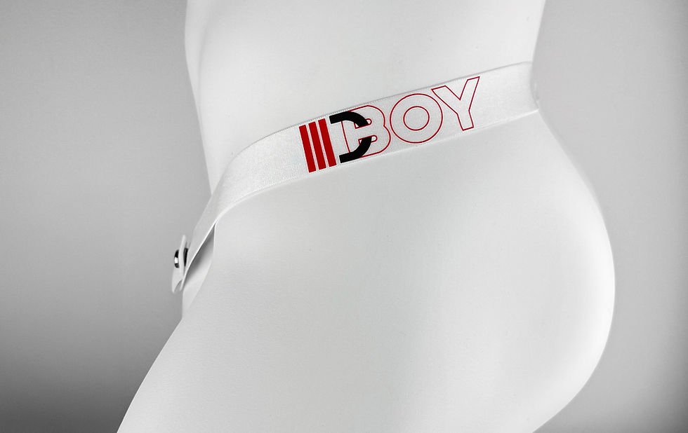Thumbnail: IIIDBOY Elastic Adjustable Strap - white
