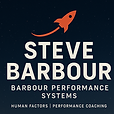 Steve Barbour brand logo with rocket ship